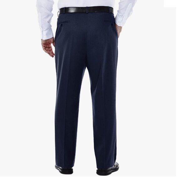 Haggar Men's Smart Wash Premium Stretch Classic Fit Solid Suit Separates - Picture 6 of 8